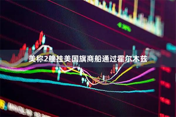 美称2艘挂美国旗商船通过霍尔木兹